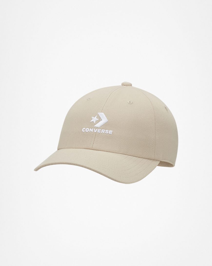 Men\'s Converse Logo Lock-Up Baseball Hats Grey | AU C31E8V